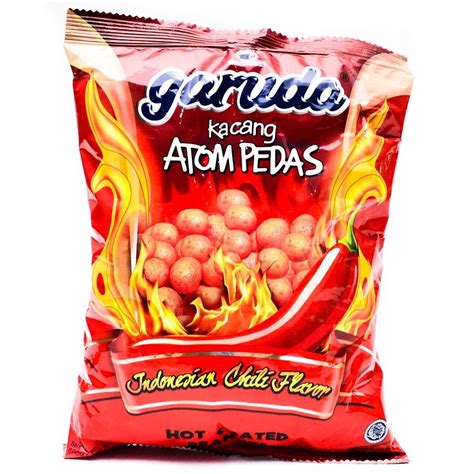 Garuda Kacang Atom Pedas 250 gram hot coated peanuts Indonesiah Chili favour