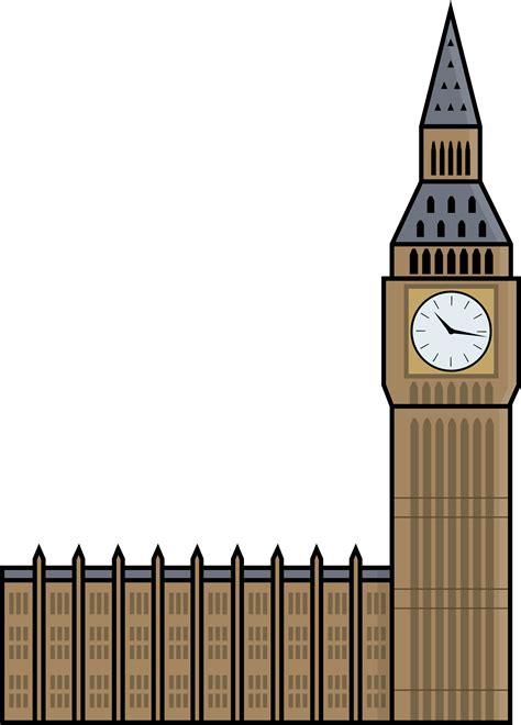 London clipart silhouette big ben, London silhouette big ben Transparent FREE for download on ...