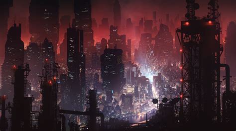 ArtStation - Cyberpunk city