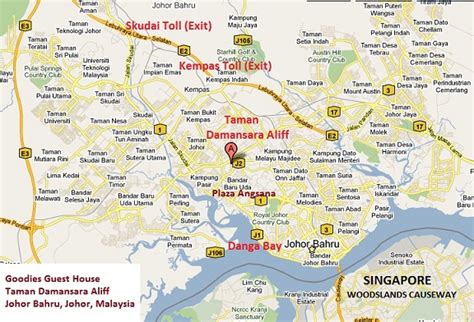 Johor Bahru Map