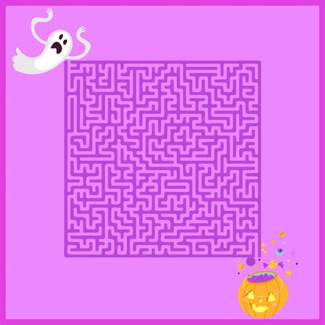 Printable Halloween Maze