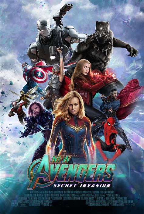 New Avengers Secret Invasion Poster | Marvel superhero posters, Marvel ...