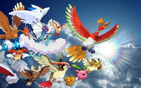 Flying Pokemon Wallpapers - Top Free Flying Pokemon Backgrounds - WallpaperAccess