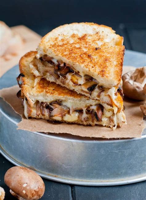 Mushroom and Swiss Grilled Cheese | NeighborFood