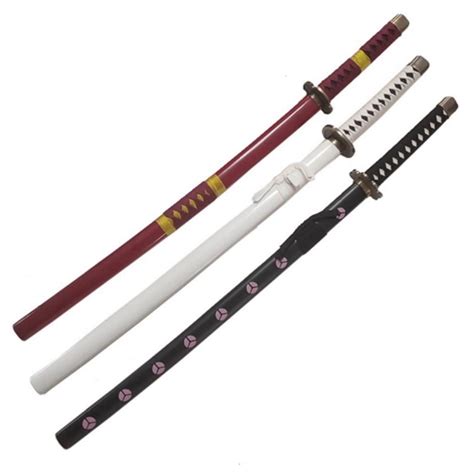 One Piece - Roronoa Zoro Shusui Wado Ichimonji Sandai Kitetsu Wooden Toy Sword Katana (Preorder ...