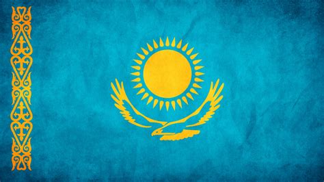 Kazakhstan Flag - Wallpaper, High Definition, High Quality, Widescreen