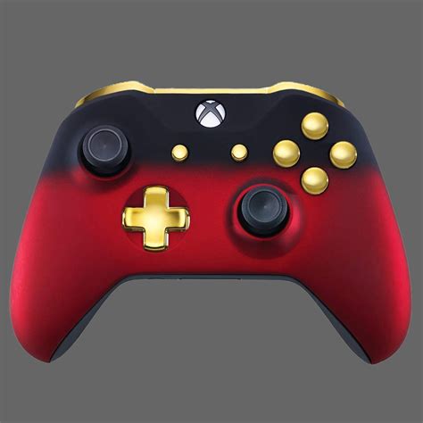 Xbox One Controller // Red Shadow + Gold - Custom Controllers - Touch of Modern