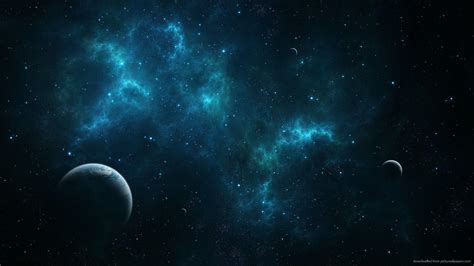 Blue Space Wallpapers - Top Free Blue Space Backgrounds - WallpaperAccess