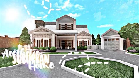 Roblox Bloxburg Luxurious Suburban Home Exterior House Build | Images and Photos finder