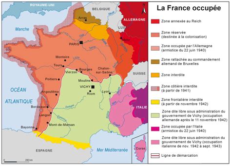 The Vichy Regime And Its Flag: A Map Of Collaboration And Resistance - Map of China Korean Peninsula