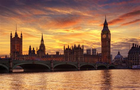 Big Ben Sunset | HDR creme