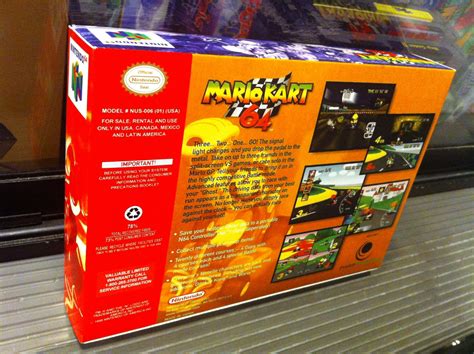 Mario Kart 64 | Box My Games! Reproduction game boxes