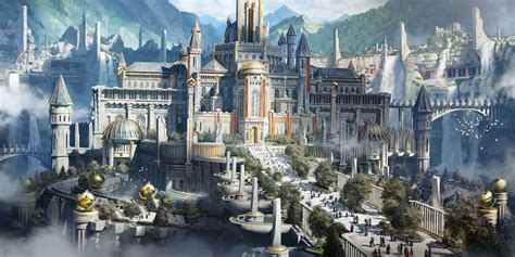 Fantasy landscape, Fantasy city, Fantasy castle