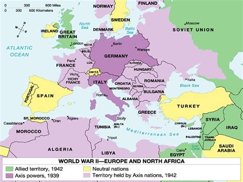 Ww2 Map Allies And Axis Powers - New York Map