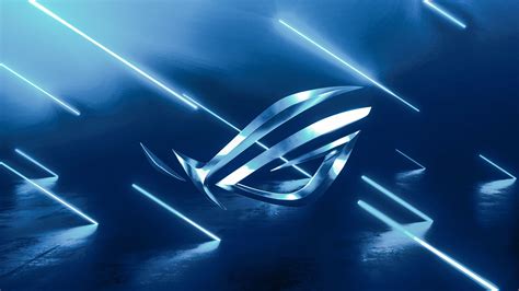 Asus ROG Glacier Blue Wallpaper