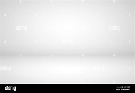 White studio background. Empty room mockup. White design template for advertising. Clean wall ...