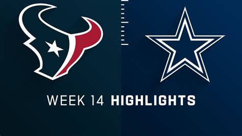 Texans vs Cowboys Highlights | Week 14