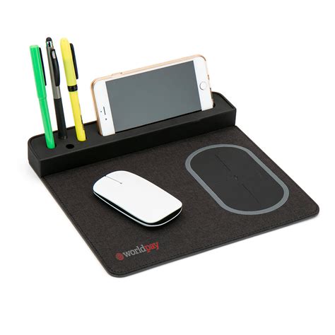 Wireless Charging Mouse Pad - Show Your Logo