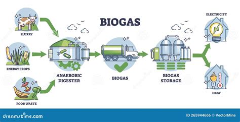 Biogas Production Infographics Vector Illustration | CartoonDealer.com #275721720