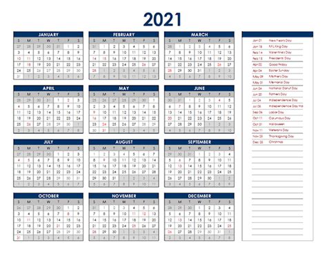 2021 Calendar Schedule Excel - Browse through the calendar templates, choose an excel calendar ...