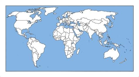 The Best World Map Blank Hd Pics – World Map Blank Printable