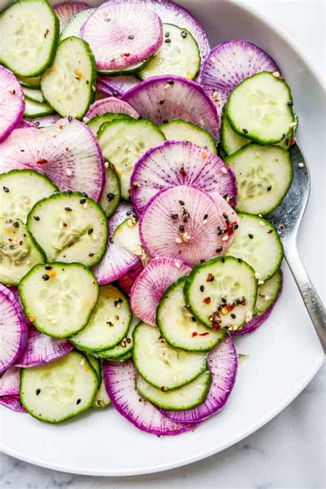 Daikon Radish Cucumber Salad - This Healthy Table