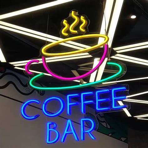 Coffee Shop Neon Sign | Custom LED Coffee Signage - BgNeon