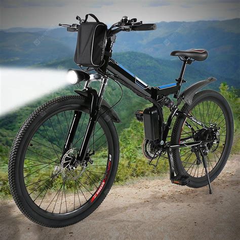 Ancheer 26inch 36V Foldable Electric Power Mountain Bicycle with Lithi – E Smart Way