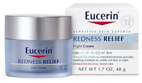 Eucerin Redness Relief Night Cream ingredients (Explained)