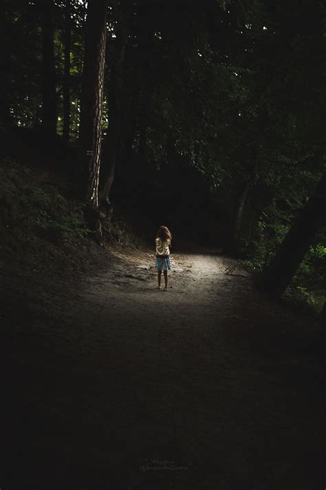 HD wallpaper: forest, child, alone, dark, gloomy, scary, path, loneliness | Wallpaper Flare