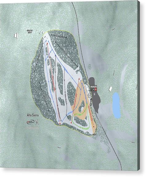 Alta Sierra Ski Resort Map - Clarey Caroljean