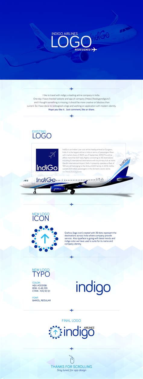 Indigo Airlines LOGO Redesigned :: Behance