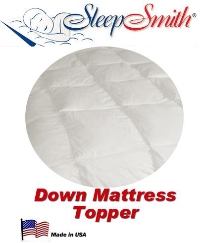 Round Bed Down Mattress Topper 72 inches Round