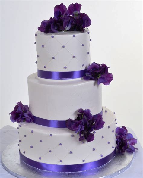 The Purple Wedding Cake Theory – Wedding Cakes | Fresh Bakery | Pastry ...