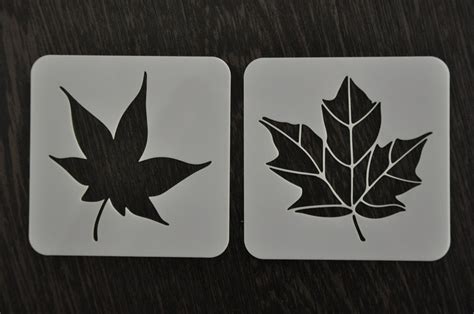 Maple Leaf Stencil Custom Stencil Leaf Stencil Stencils - Etsy Australia