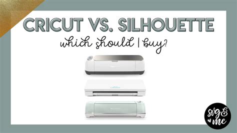 Cricut vs. Silhouette Review: Which Should I Buy? - SVG & Me