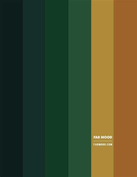 Midnight Green and Pine Green Christmas Colour Palette Colour Scheme