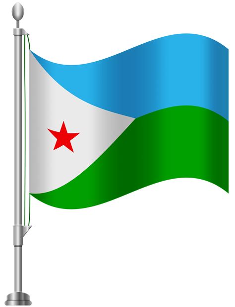 Djibouti Flag PNG Clip Art - Best WEB Clipart