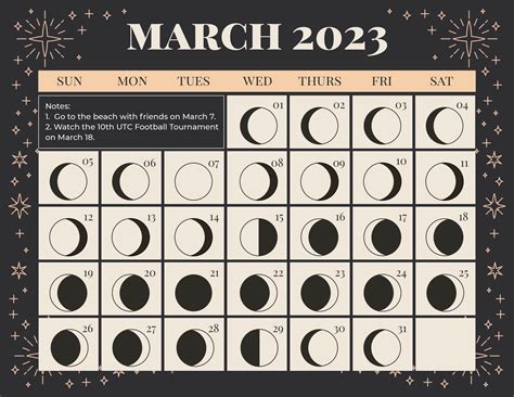 March 2023 Lunar Calendar - Get Calender 2023 Update