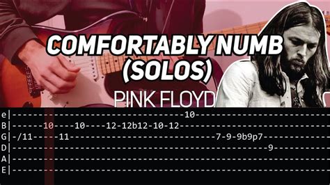 Pink Floyd - Comfortably Numb solo (Guitar lesson with TAB) - Nikola ...