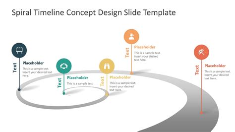 Spiral Timeline Template Design for Presentation - SlideModel