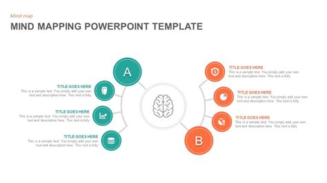 Ready To Use Mind Map Powerpoint Free Download Slide - Riset