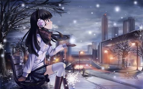 Winter Anime Wallpaper (80+ pictures) - WallpaperSet