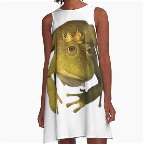 "King Harold Frog-Shrek" A-Line Dress for Sale by Hollias | Redbubble