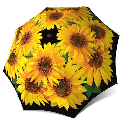 Sunflower Umbrella - High Quality with a Beautiful Full Canopy Design