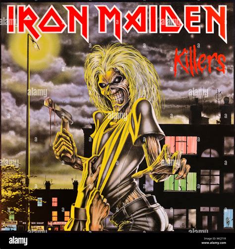 Iron Maiden - original vinyl album cover - Killers - 1986 Stock Photo - Alamy