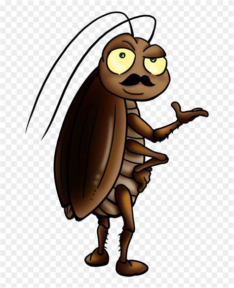 A Cockroach - Cartoon Cockroach Png, Transparent Png - 848x1087 ...