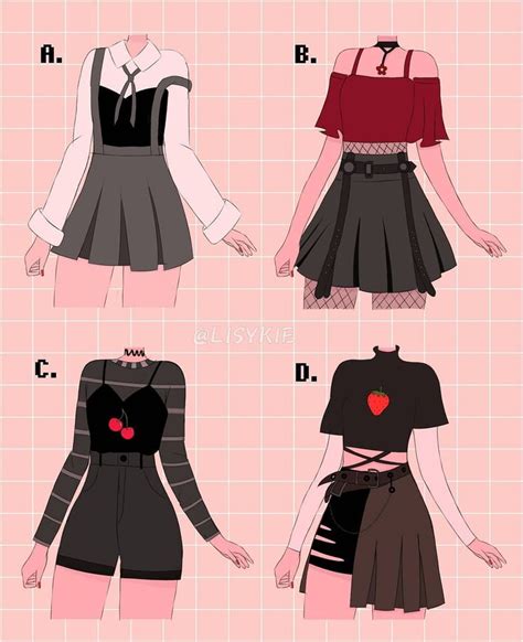 Aesthetic clothes | Cute anime outfits, Clothing design sketches, Fashion design drawings