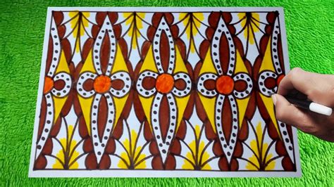 Cara Menggambar Batik Yang Mudah Motif Batik Pucuk Rebung Batik Betawi – Otosection