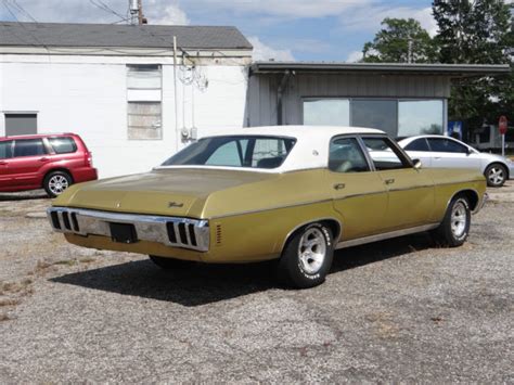 1970 Chevrolet Impala Gold 4 Door Sedan 4 Door 70 V8 Edelbrock 85k ...